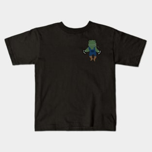 Friendly Frog Farmer Kids T-Shirt